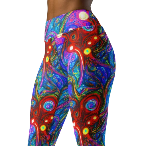 The Chromatic Dream on a Yoga Leggings