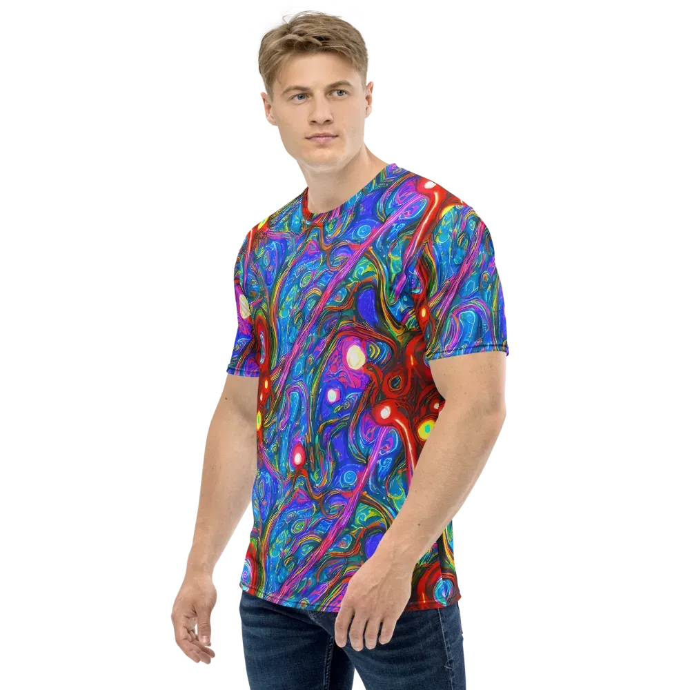 The Chromatic Dream on Men's Crew Neck T-Shirt — Left