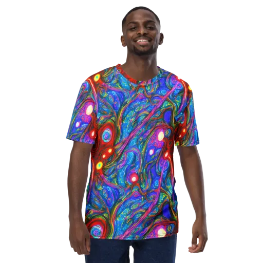 The Chromatic Dream on a Men's Crew Neck T-Shirt