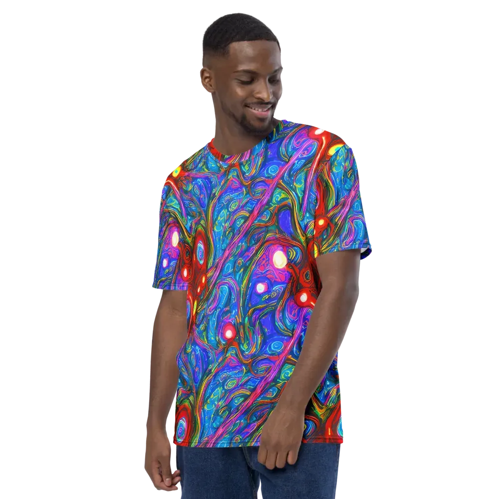 The Chromatic Dream on Men's Crew Neck T-Shirt — Left
