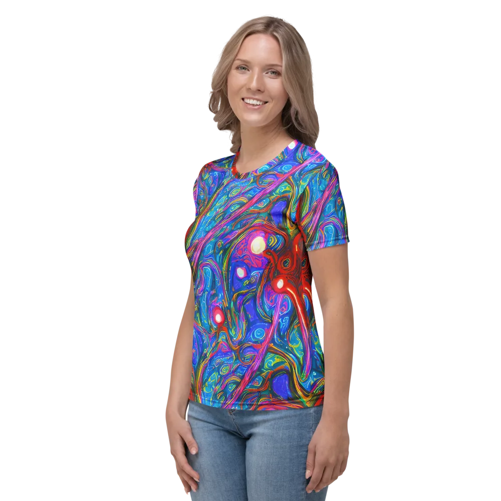 The Chromatic Dream on Women's Crew Neck T-Shirt — Left