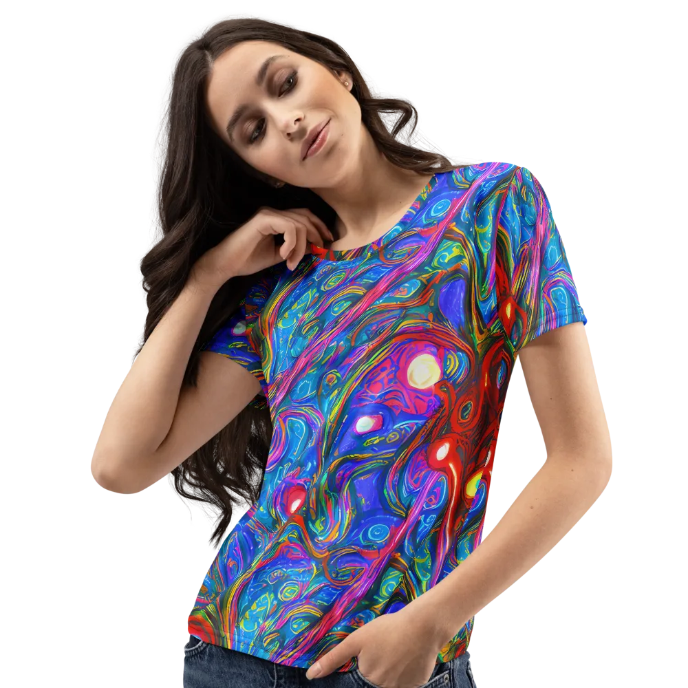 The Chromatic Dream on Women's Crew Neck T-Shirt — Left Front