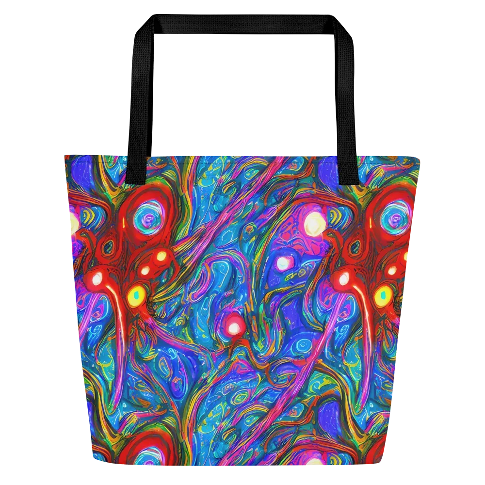 The Chromatic Dream on Large Tote Bag W/ Pocket — Front