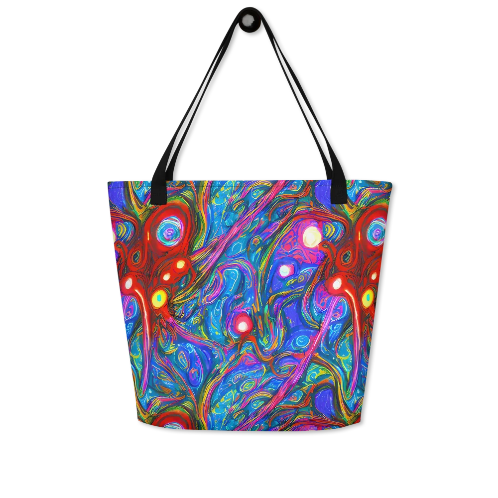 The Chromatic Dream on Large Tote Bag W/ Pocket — Front