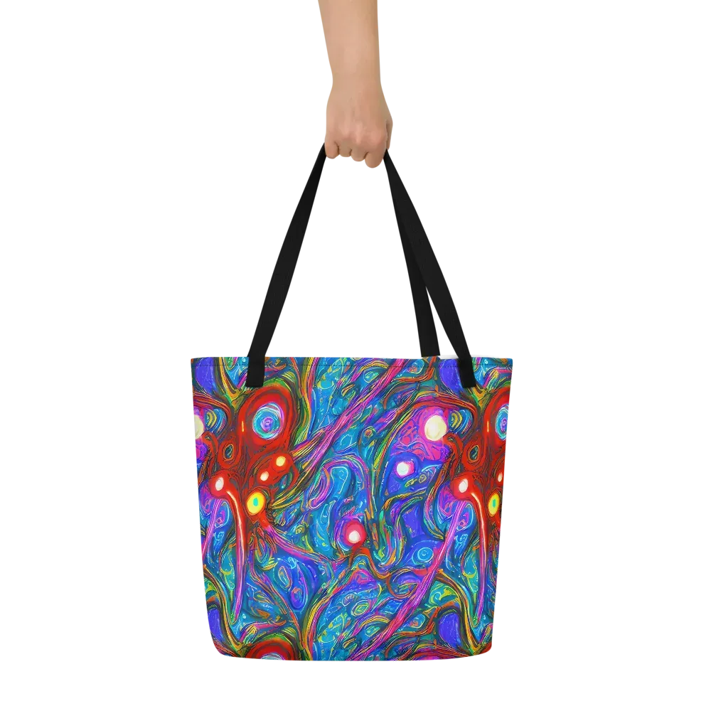 The Chromatic Dream on Large Tote Bag W/ Pocket — Front