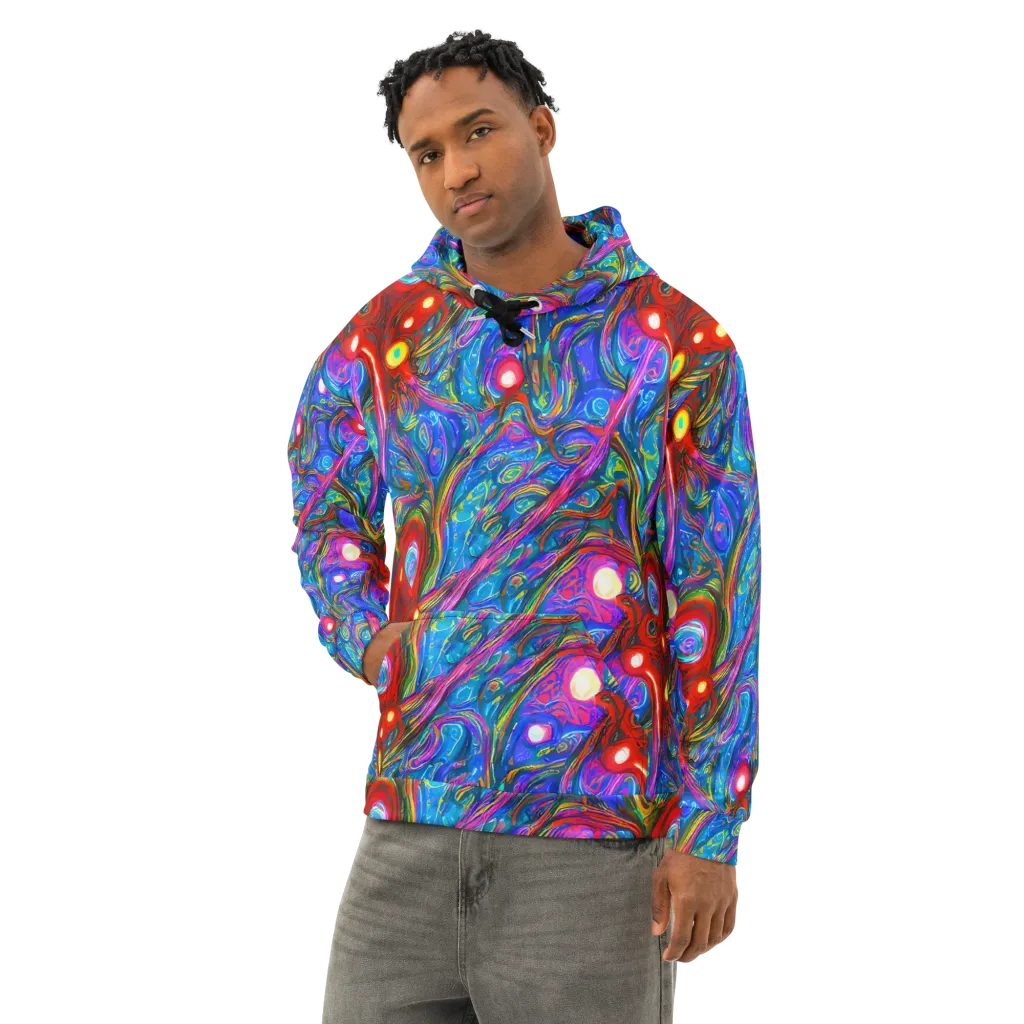 The Chromatic Dream on Cotton Hoodie — Left Front
