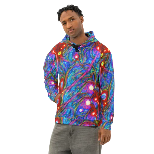 The Chromatic Dream on a Cotton Hoodie