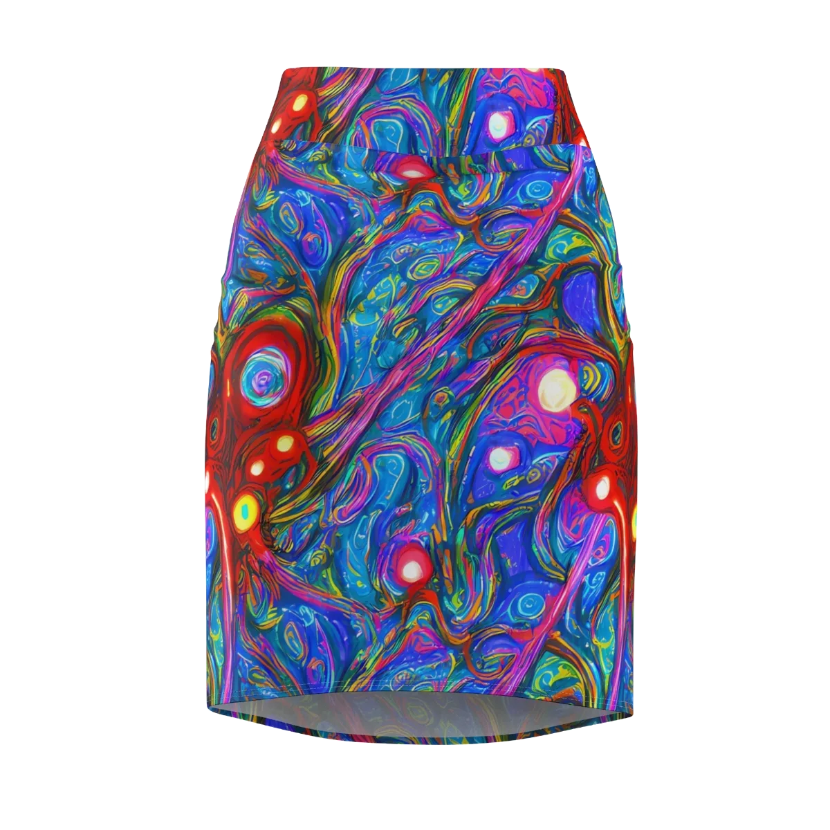 The Chromatic Dream on Pencil Skirt — Front