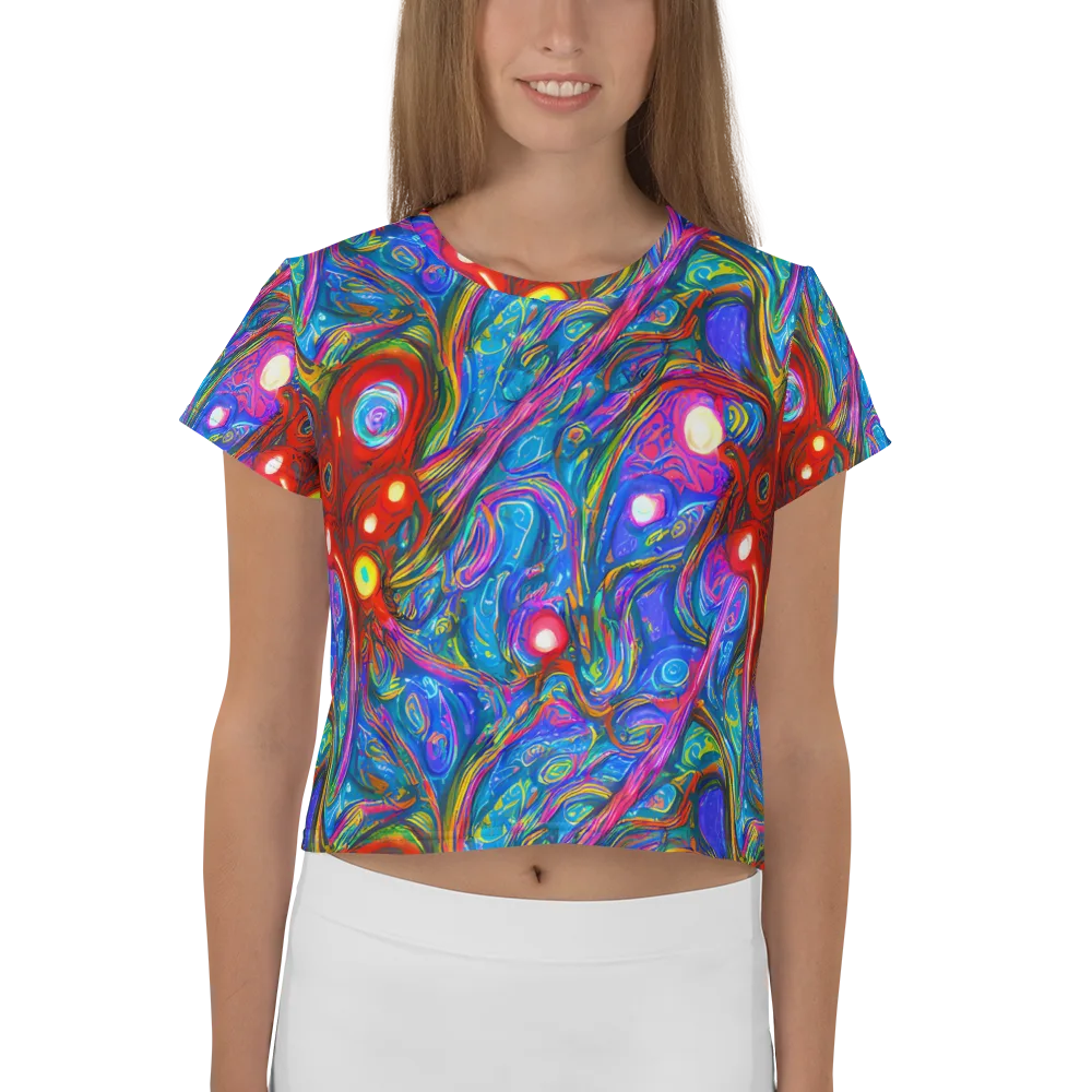 The Chromatic Dream on Crop Tee — Front