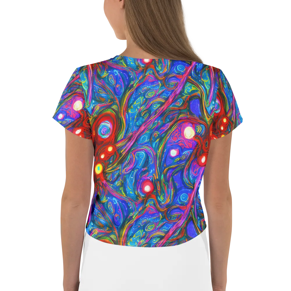 The Chromatic Dream on Crop Tee — Back
