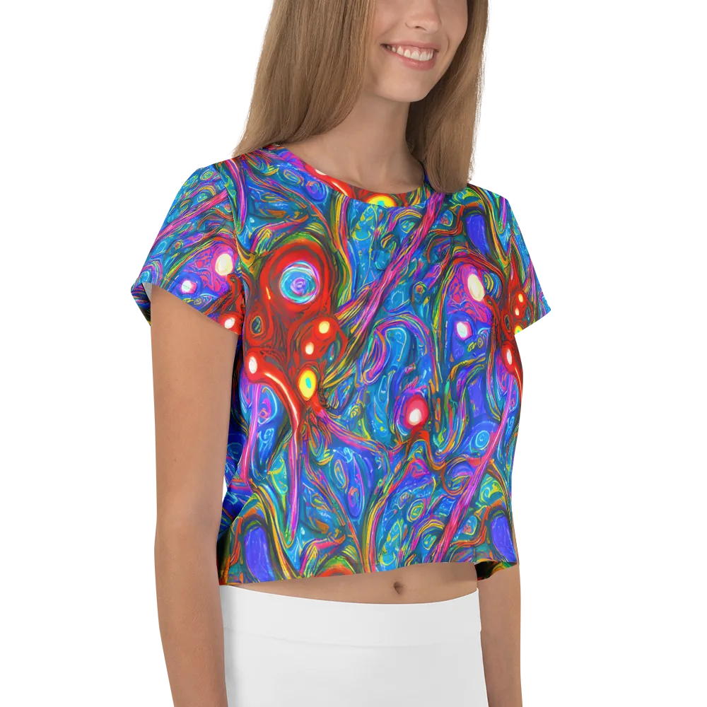 The Chromatic Dream on Crop Tee — Right