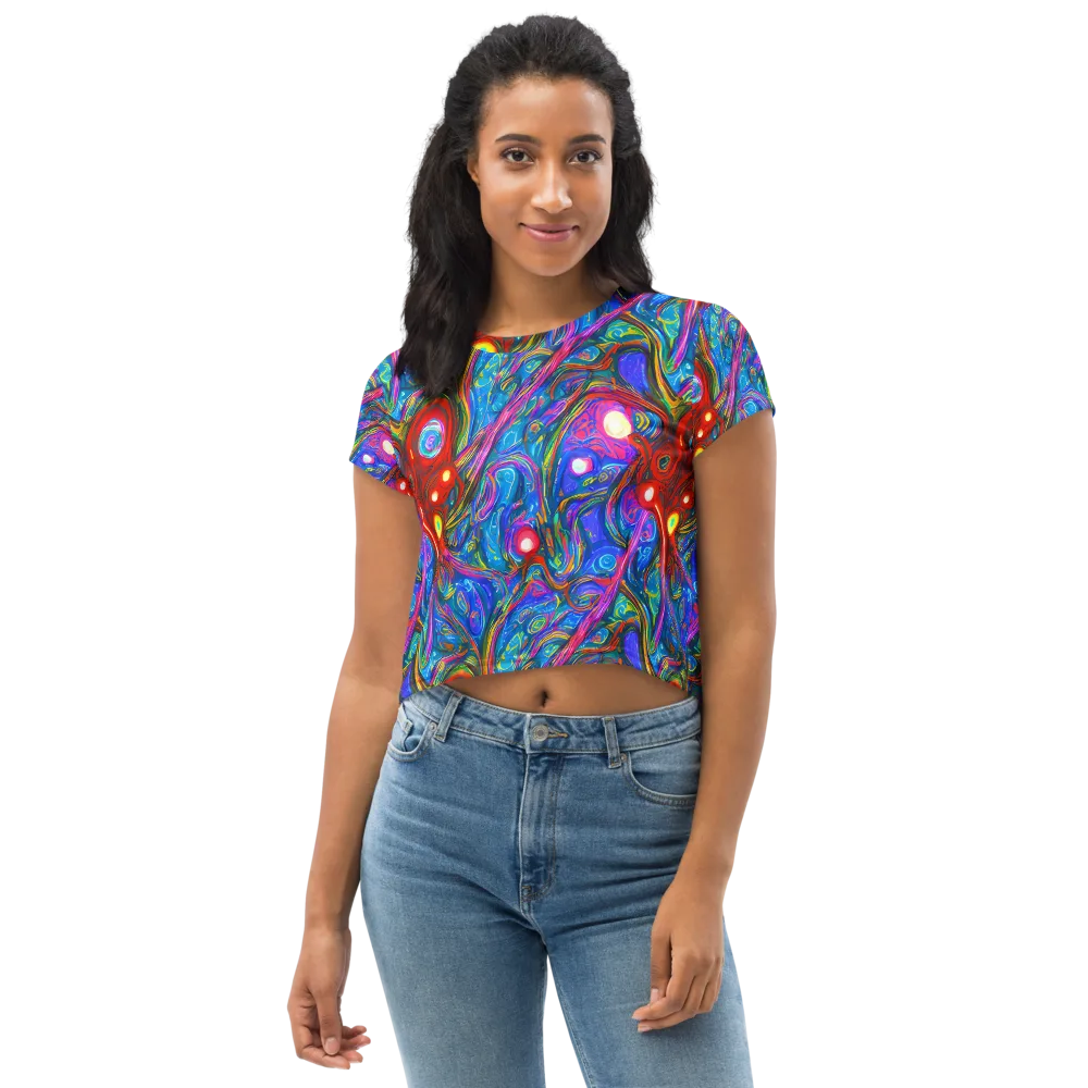 The Chromatic Dream on Crop Tee — Front