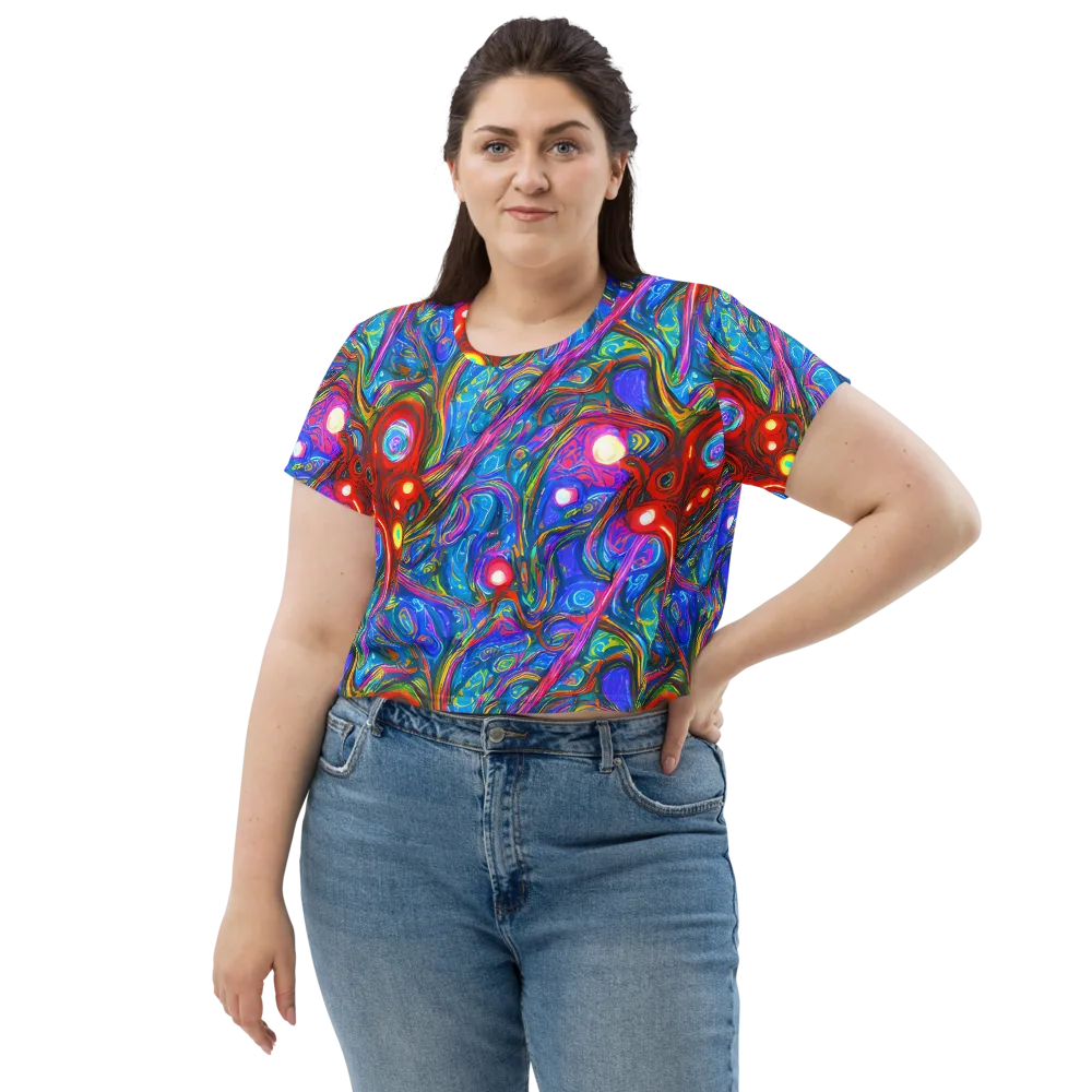 The Chromatic Dream on Crop Tee — Front