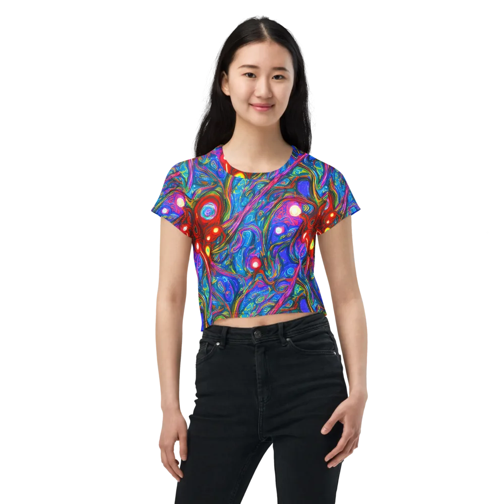 The Chromatic Dream on Crop Tee — Front