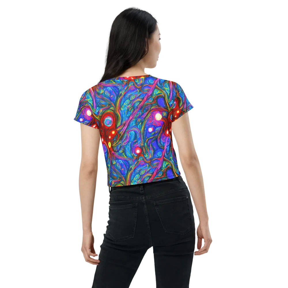 The Chromatic Dream on Crop Tee — Back