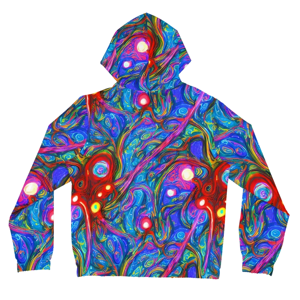 The Chromatic Dream on Women's Full-Zip Hoodie — Back