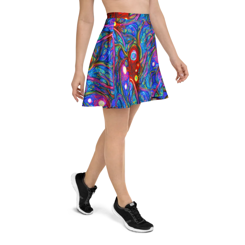 The Chromatic Dream on Skater Skirt — Right