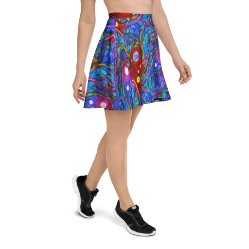 The Chromatic Dream on a Skater Skirt