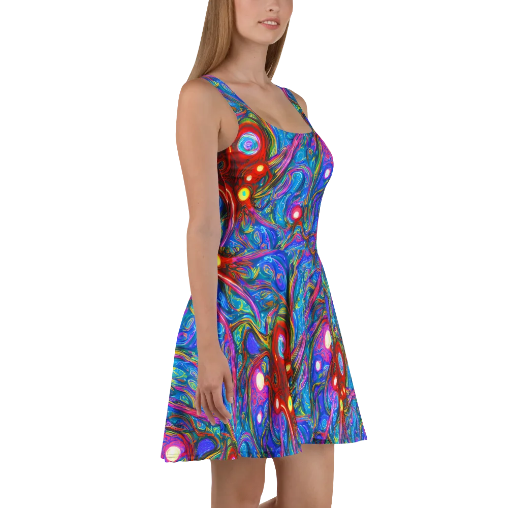 The Chromatic Dream on Skater Dress — Right