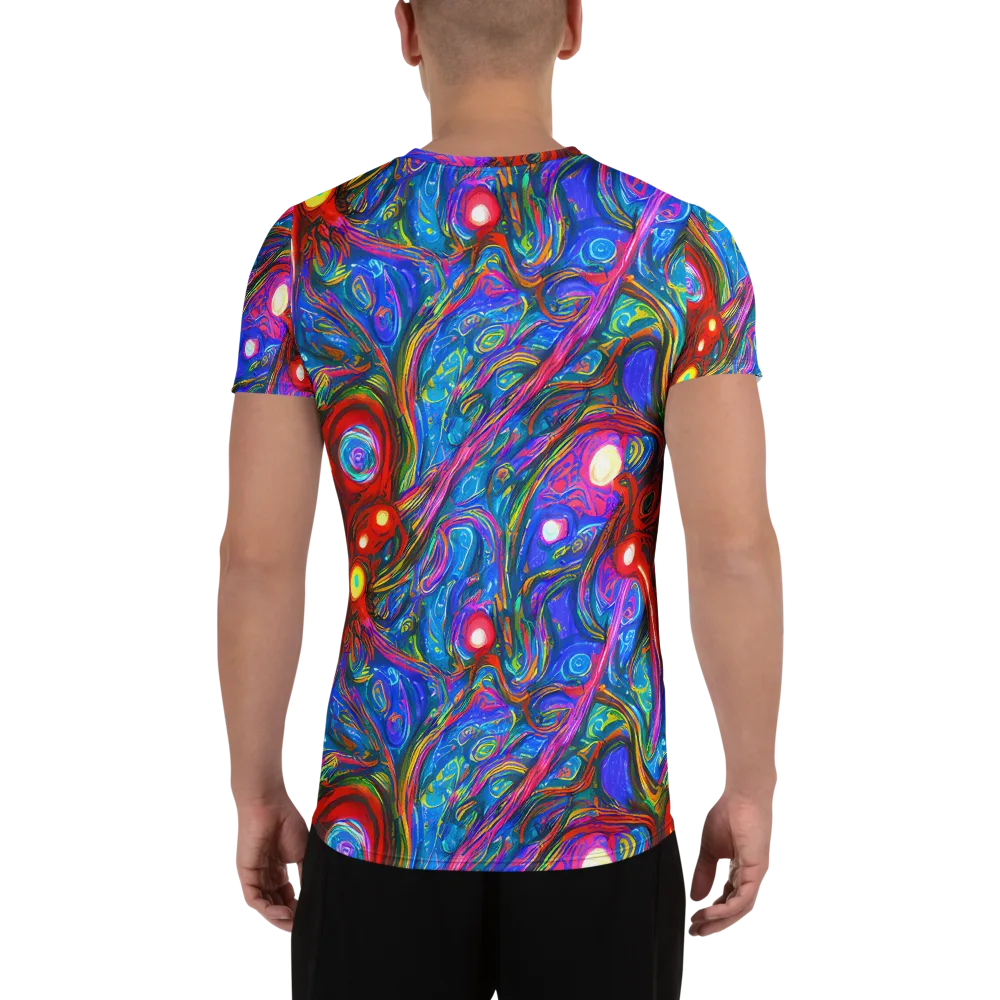 The Chromatic Dream on Men's Athletic T-Shirt — Back