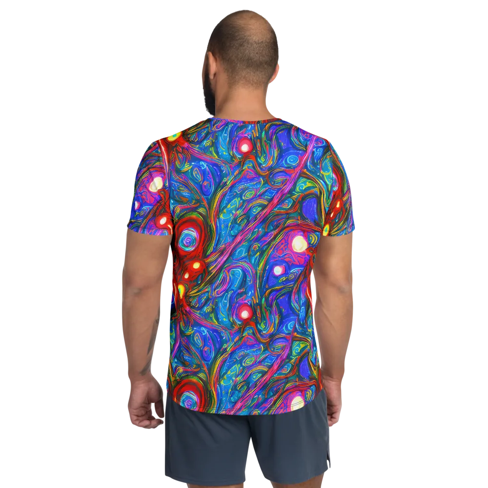 The Chromatic Dream on Men's Athletic T-Shirt — Back