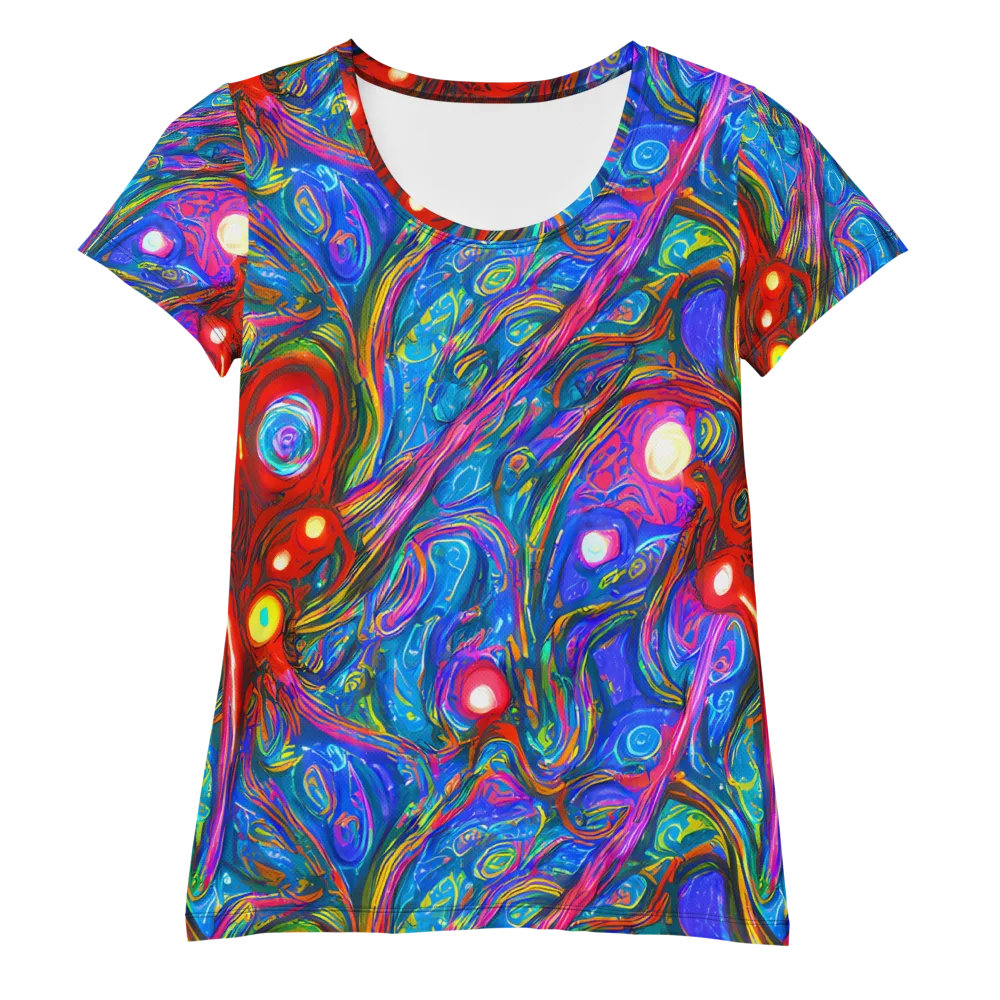 The Chromatic Dream on Women's Athletic T-Shirt — Front