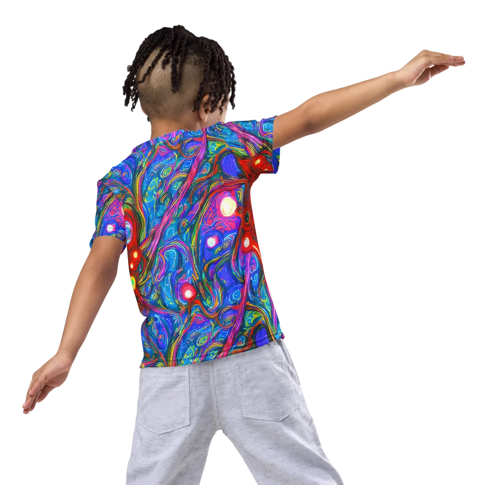 The Chromatic Dream on Kids Crew Neck T-Shirt — Back