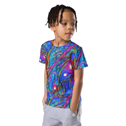 The Chromatic Dream on a Kids Crew Neck T-Shirt