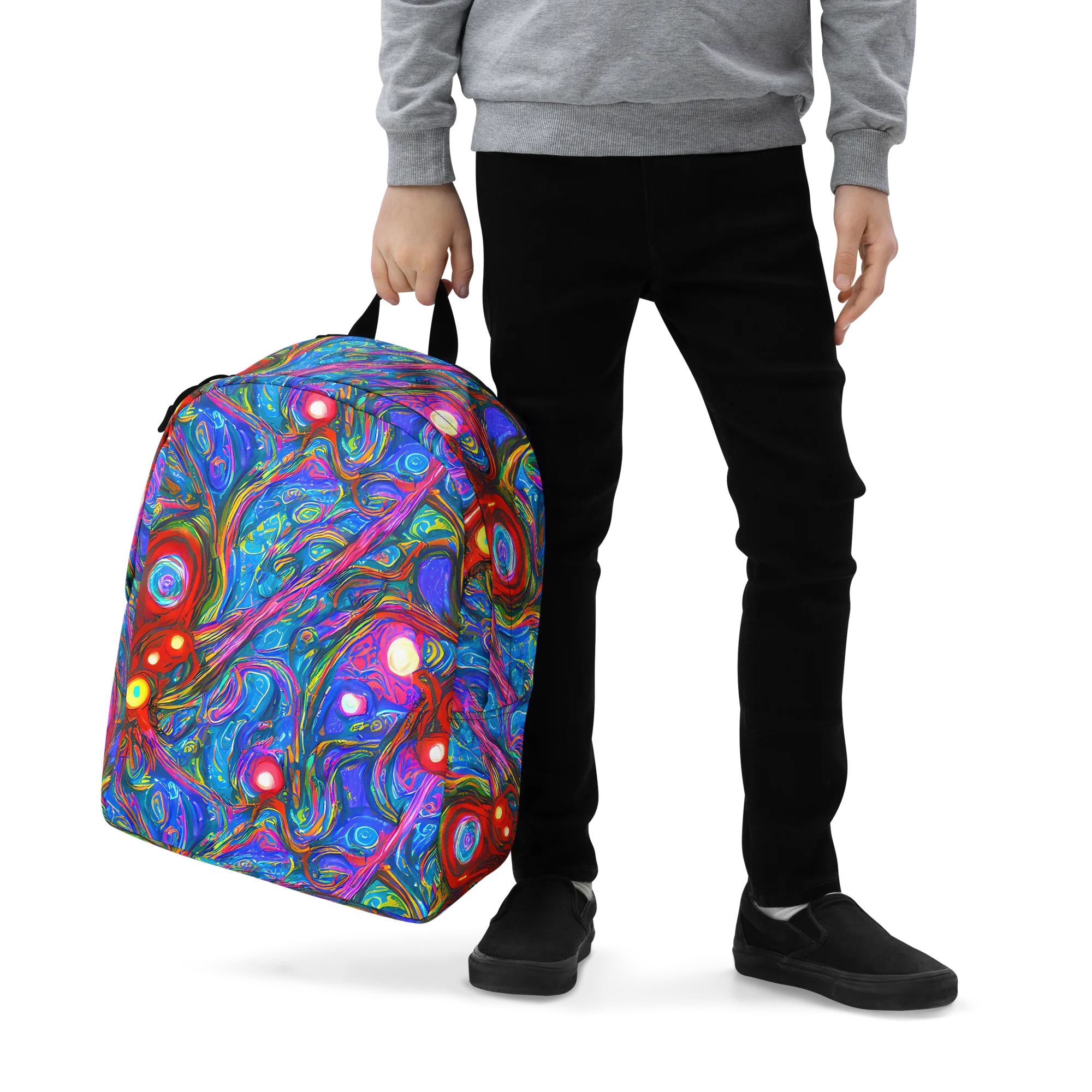 The Chromatic Dream on Minimalist Backpack — Zoomed-in
