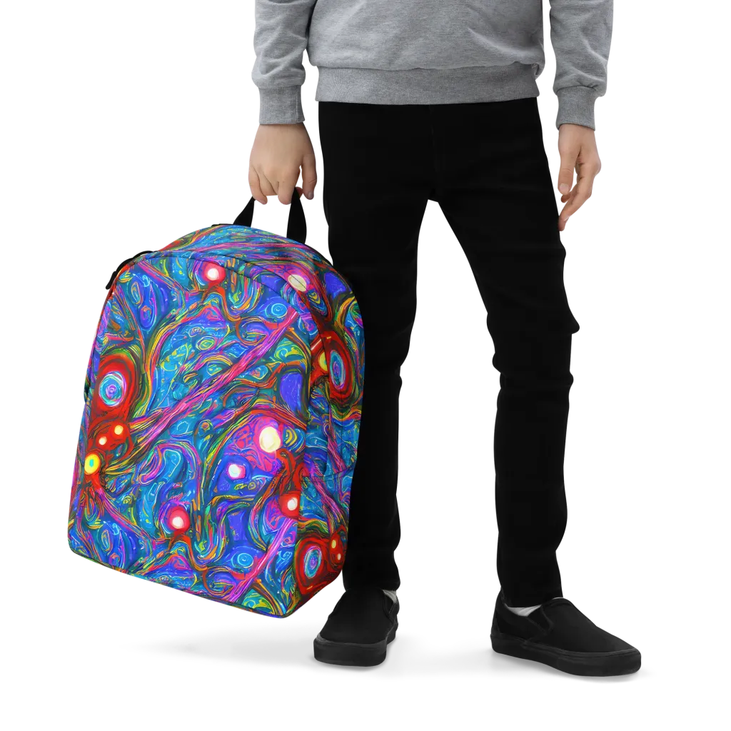 The Chromatic Dream on Minimalist Backpack — Zoomed-in