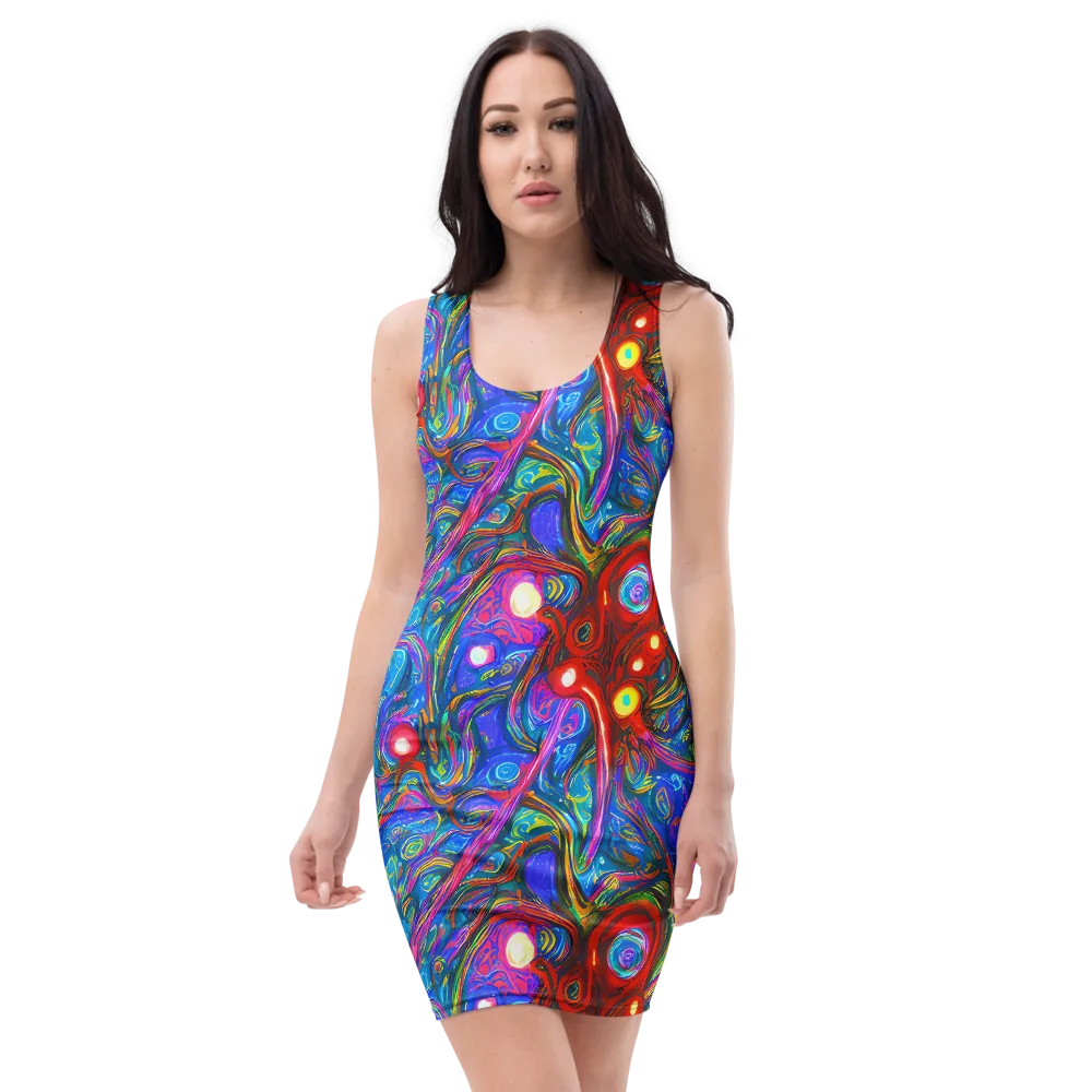 The Chromatic Dream on Bodycon Dress — Front
