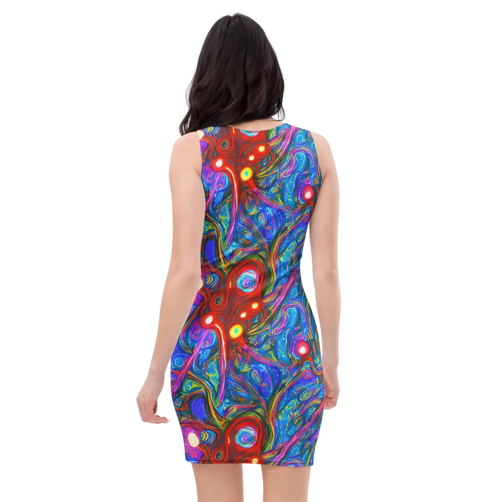 The Chromatic Dream on Bodycon Dress — Back