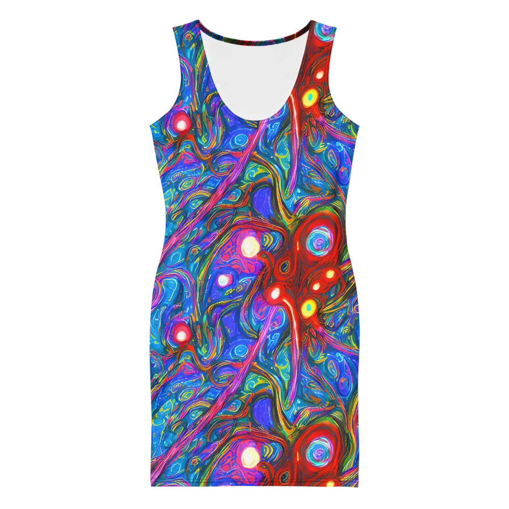 The Chromatic Dream on Bodycon Dress — Front