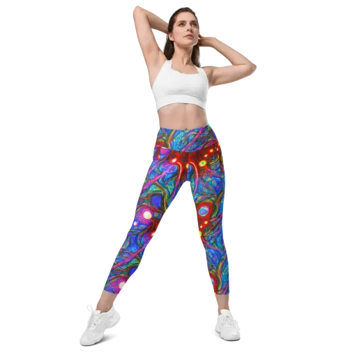 The Chromatic Dream on a Leggings with Pockets