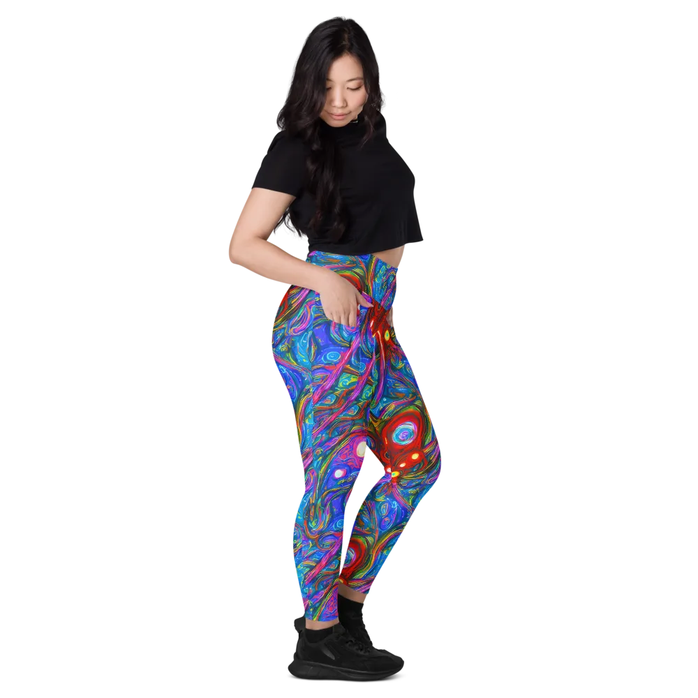 The Chromatic Dream on Leggings with Pockets — Right