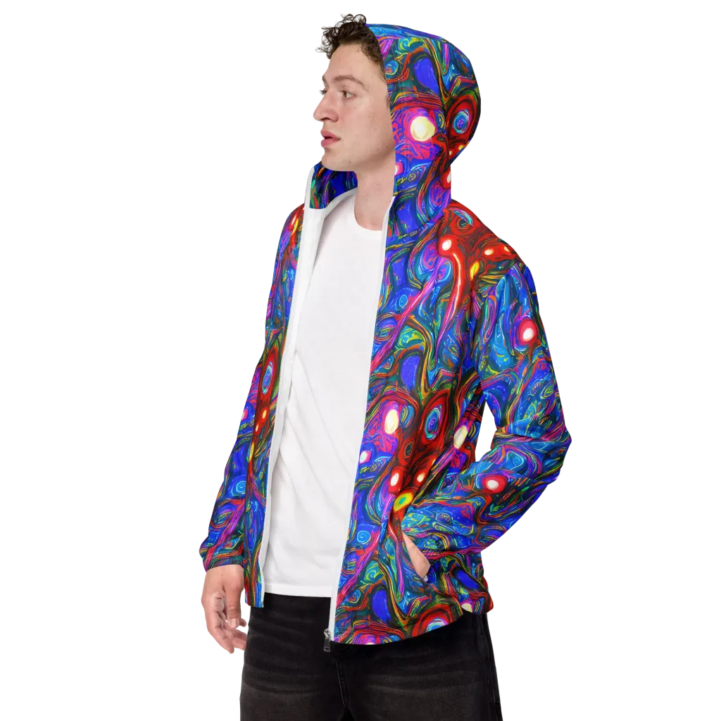 The Chromatic Dream on Men's Windbreaker — Left Front