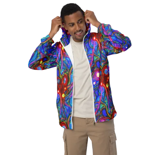 The Chromatic Dream on a Men's Windbreaker