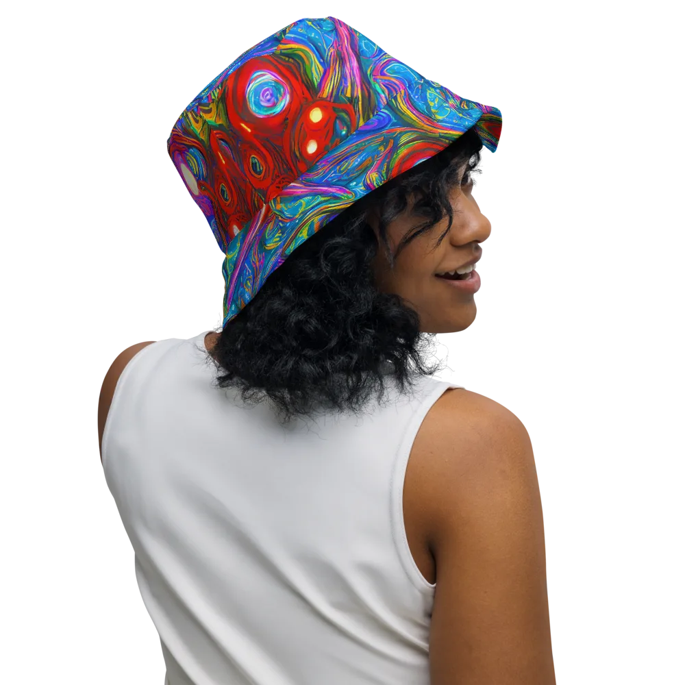 The Chromatic Dream on Reversible Bucket Hat — Right Outside