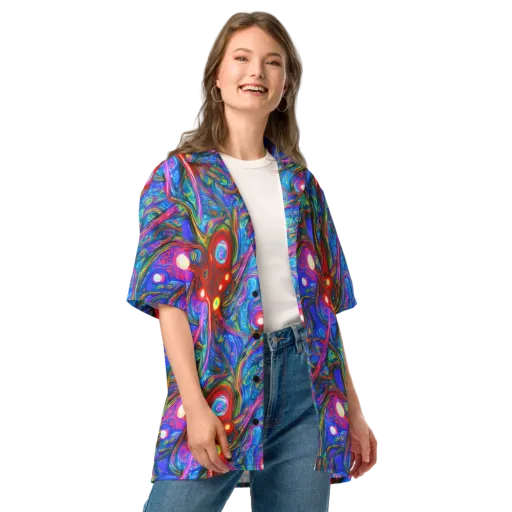 The Chromatic Dream on a Button Shirt