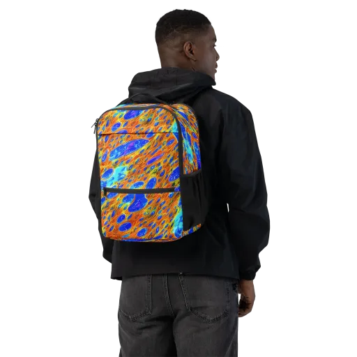 Bluefire Veins on a Utility Backpack