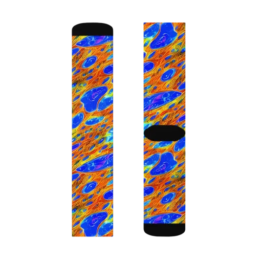 Bluefire Veins on a Socks