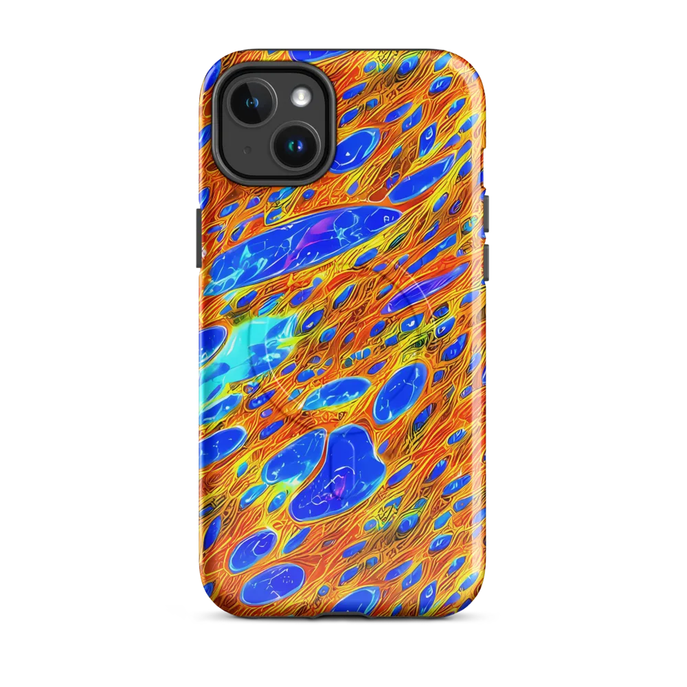 Bluefire Veins on MagSafe Tough Case for iPhone® — Front