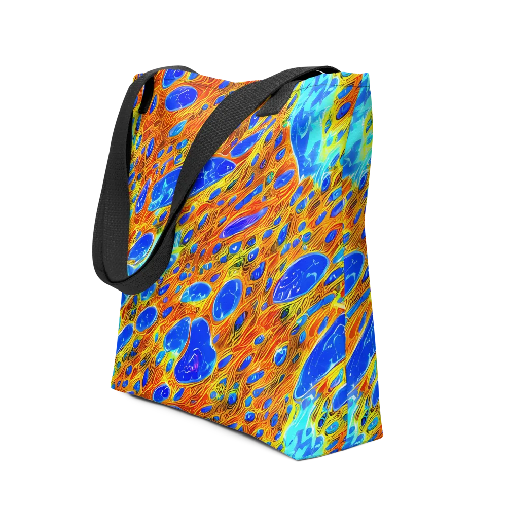Bluefire Veins on Tote Bag — Front