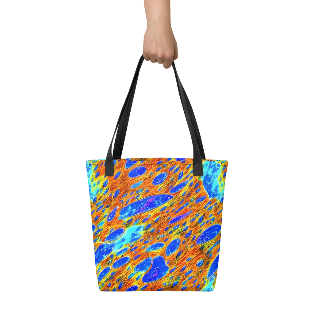 Bluefire Veins on Tote Bag — Front