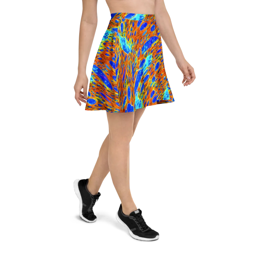Bluefire Veins on Skater Skirt — Right