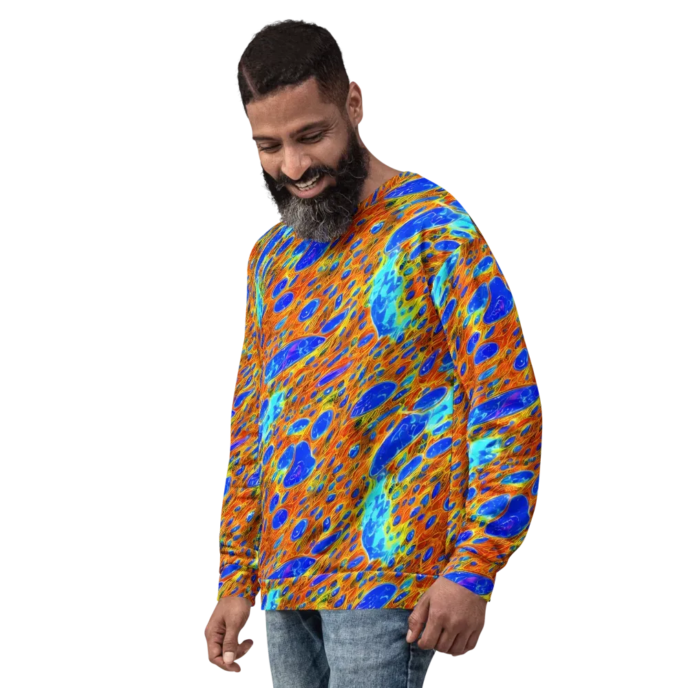 Bluefire Veins on Sweatshirt — Left Front