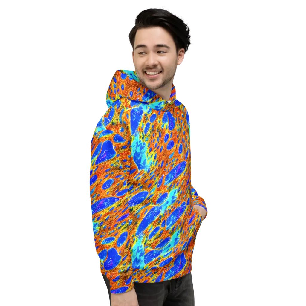 Bluefire Veins on Hoodie — Right