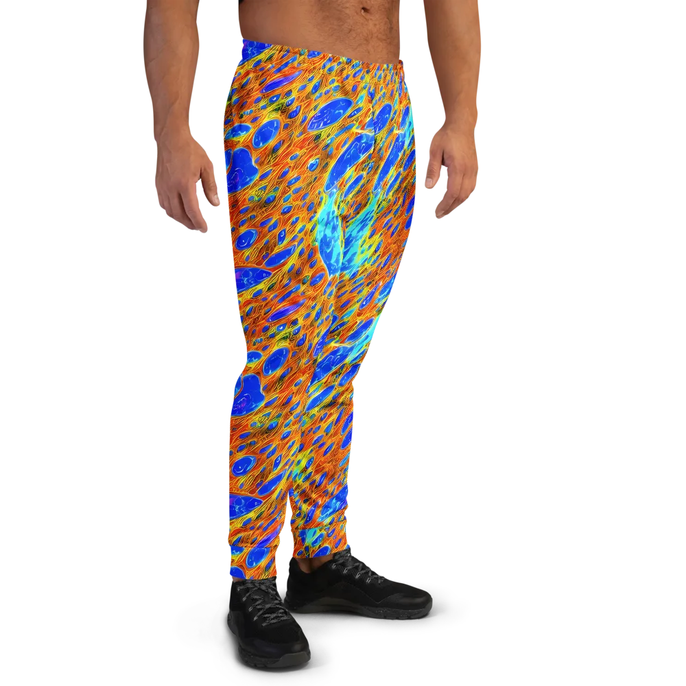 Bluefire Veins on Men's Joggers — Right