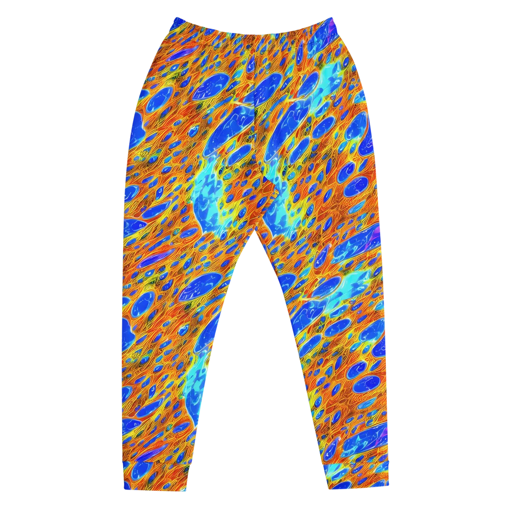 Bluefire Veins on Men's Joggers — Front