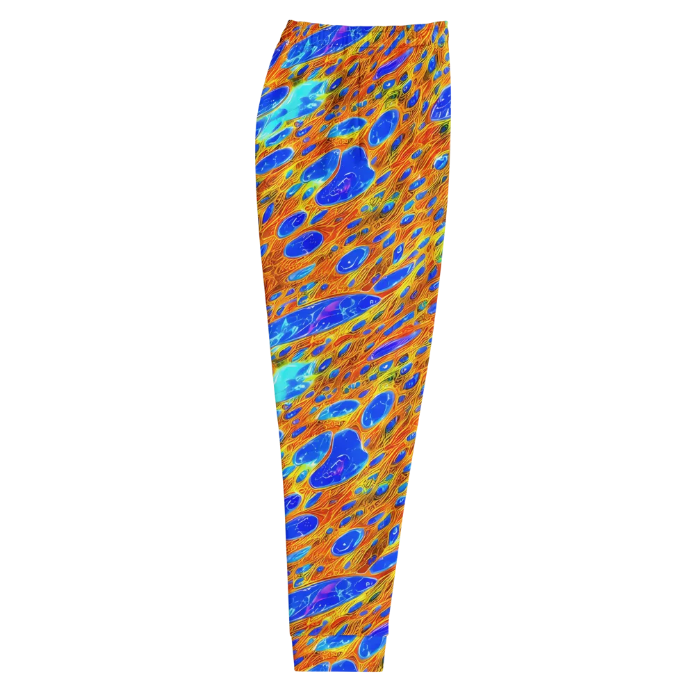 Bluefire Veins on Men's Joggers — Right